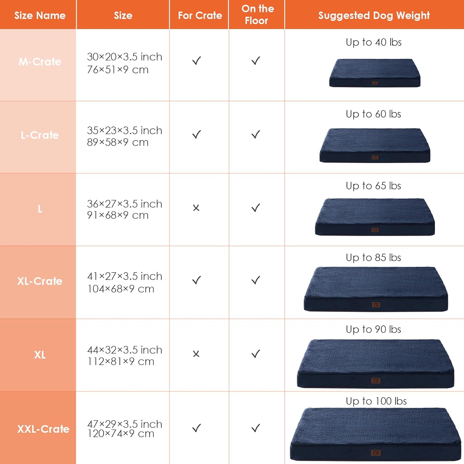 Camas ortopédicas XL para perros extragrandes con funda extraíble lavable,