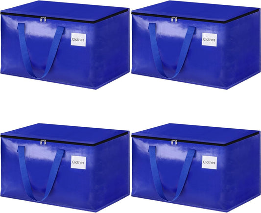 Bolsas de mudanza resistentes con cremalleras fuertes y asas, suministros de