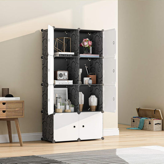 Organizador grande de almacenamiento de 14 x 18 de profundidad 8 cubos