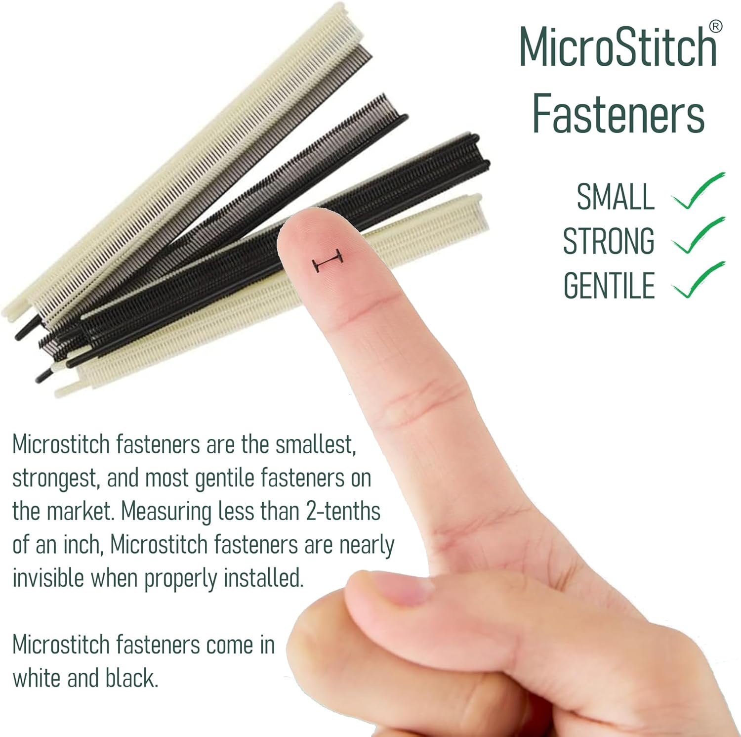 El kit original MicroStitch Micro-Fastener Kit tu mejor pistola de puntada...