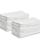 White Shop Towels 120 trapos de 16 x 27 pulgadas en una caja, valiosos trapos