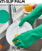 5 pares de guantes reutilizables para el hogar, guantes de goma para lavar