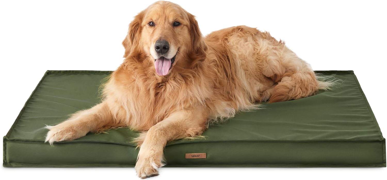 Lesure - Cama impermeable para perros grandes para exteriores, cama para...