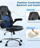Silla de juegos, silla de computadora de oficina en casa, silla ergonómica de...