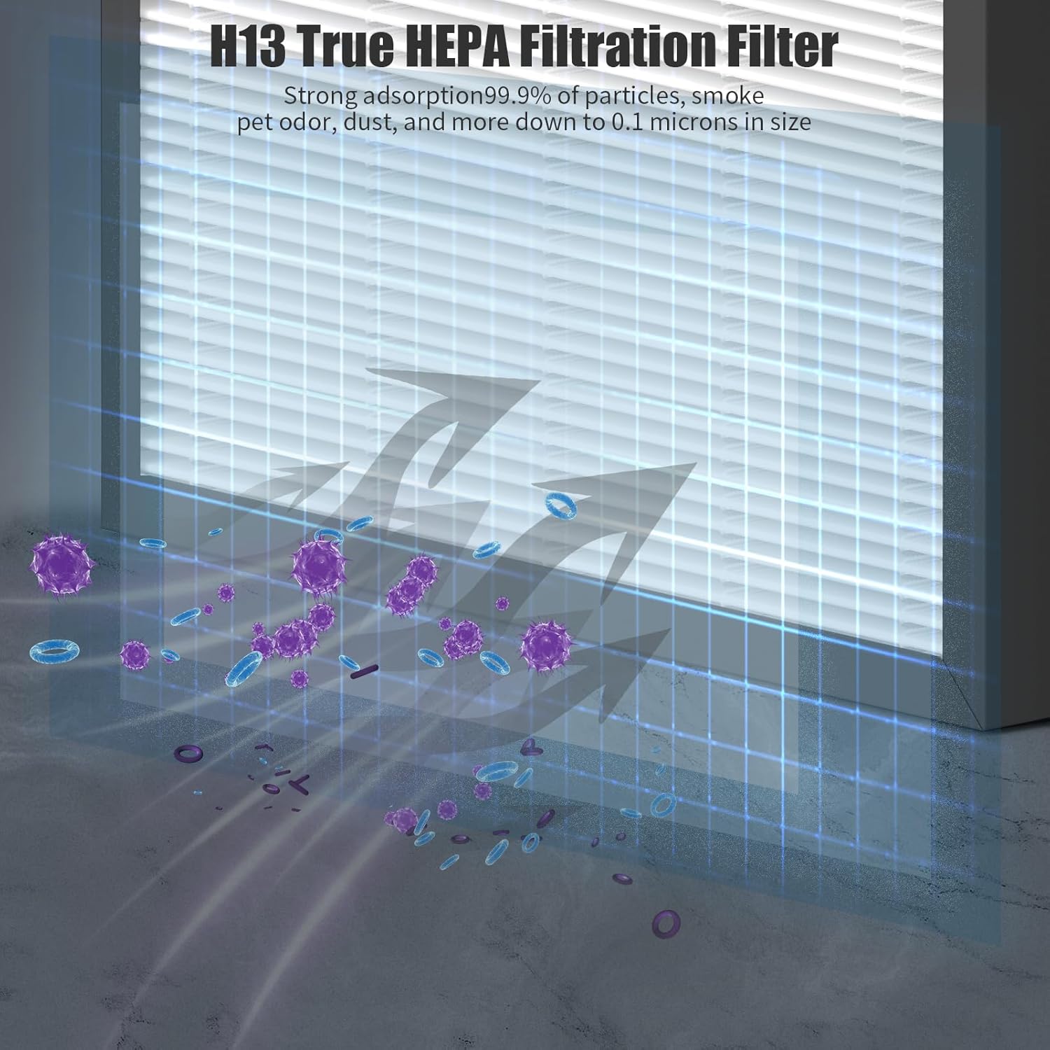 Filtro de repuesto HEPA XP280 compatible con Purafide XP280 Purafide (paquete...
