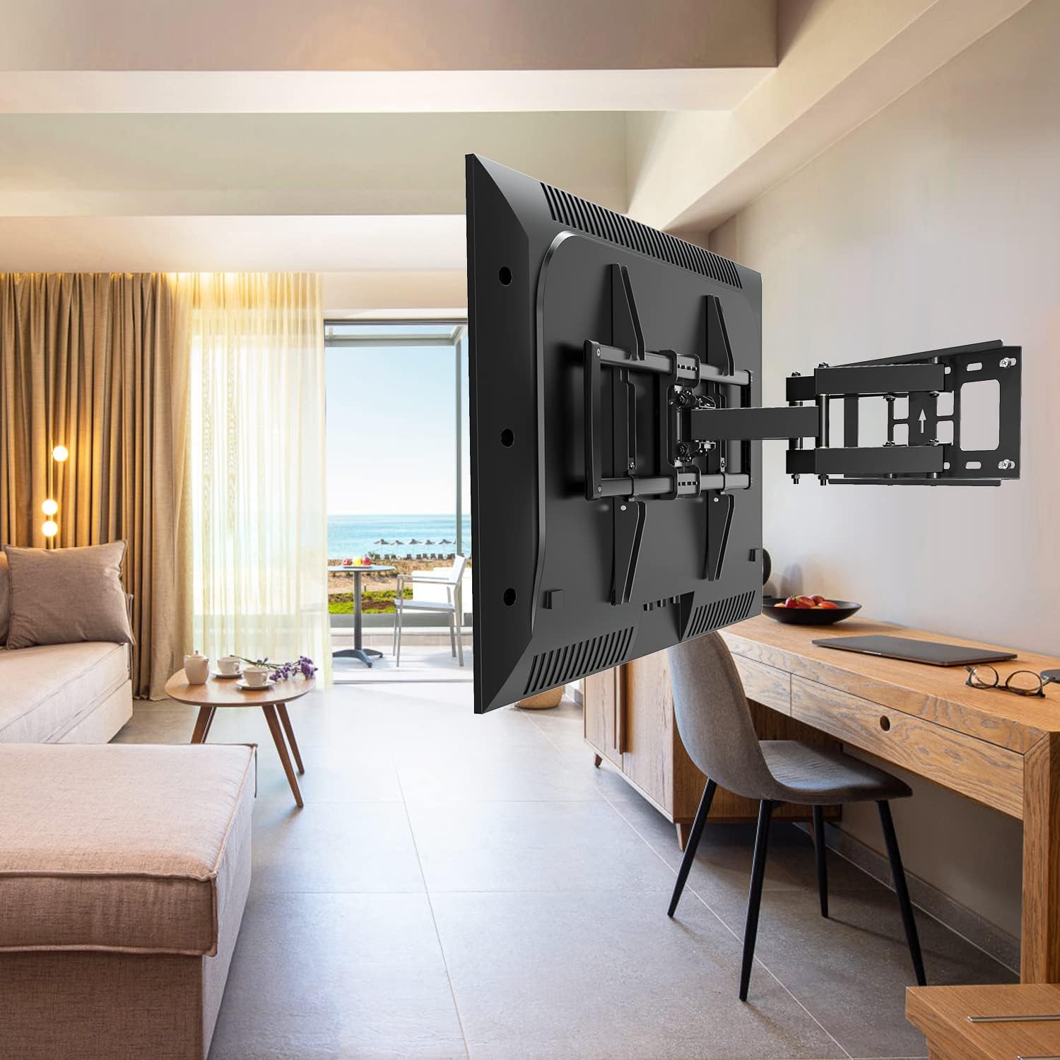 ELIVED Soporte de pared para TV con certificación UL para la mayoría de...
