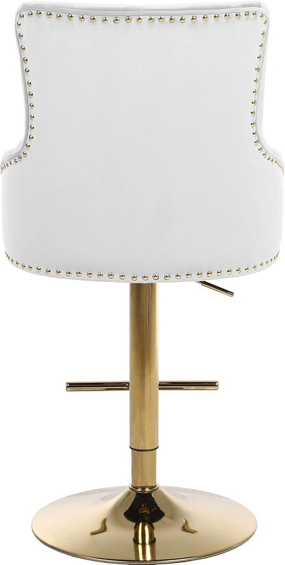 Colección Claude Modern Barra ajustable tapizada de terciopelo contemporáneo