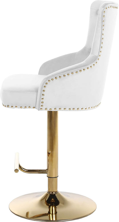 Colección Claude Modern Barra ajustable tapizada de terciopelo contemporáneo