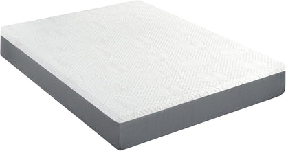 Colchón de espuma viscoelástica ventilado de 10 pulgadas, certificado