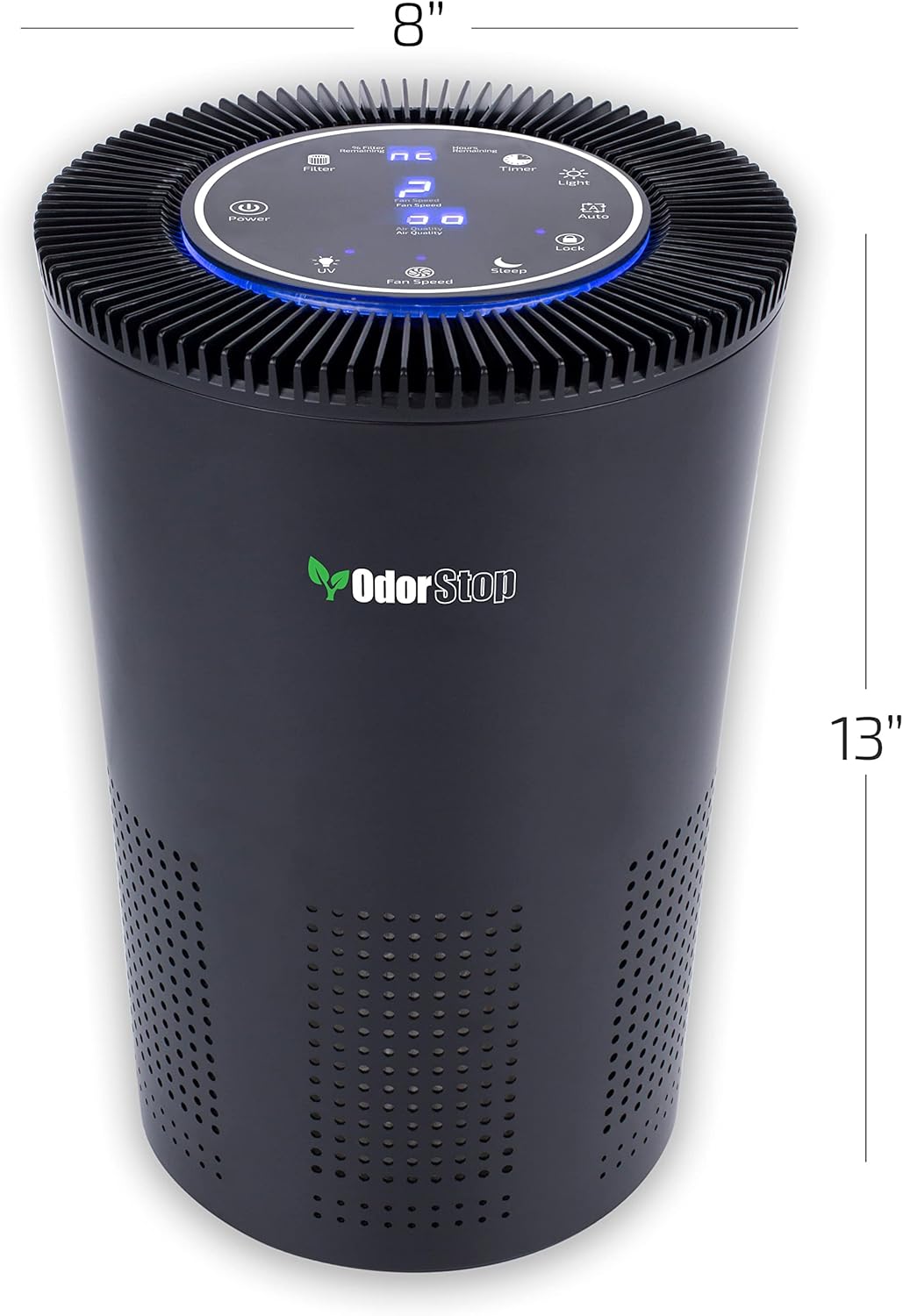 OdorStop Purificador de aire HEPA OSAP5 para áreas de hasta 1000 pies cuadrados...