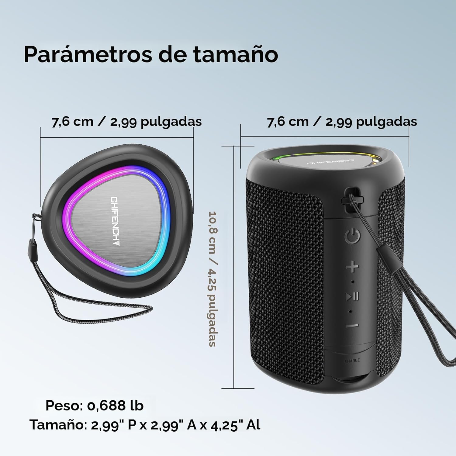 Altavoz Bluetooth portátil CHIFENCHY