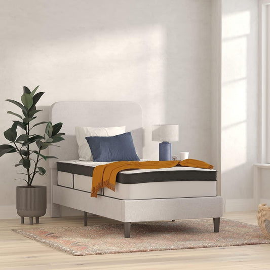 Colchón Capri cómodo, de espuma certificada por CertiPUR-US, de 12 pulgadas,