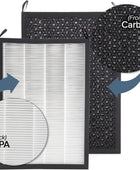 Nuwave OxyPure - Paquete de 2 filtros de repuesto originales HEPAcarbono,...