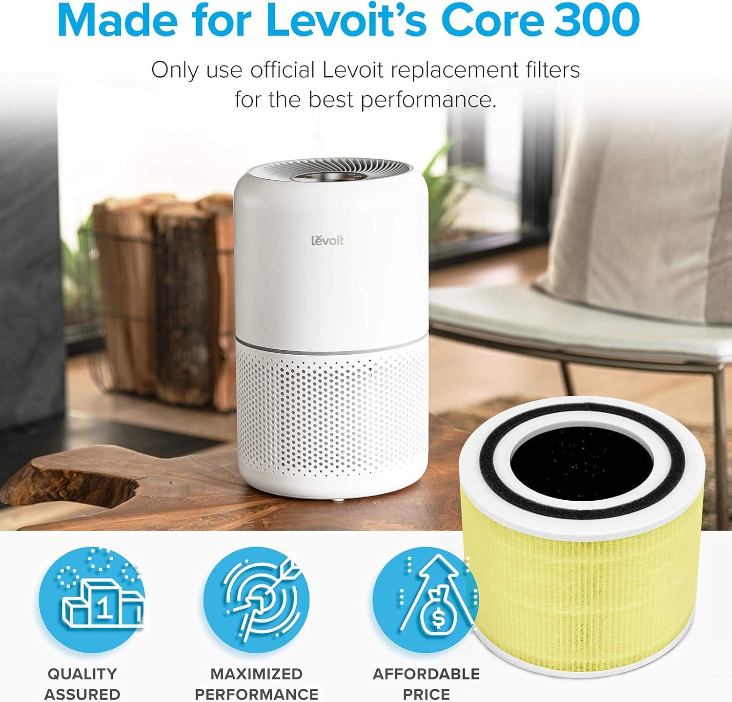 LEVOIT Vital 200S Purificador de aire de repuesto para alergias a mascotas, 3
