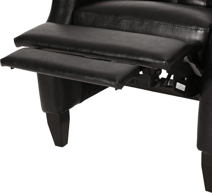 Christopher Knight Home Sadlier Recliner, negro medianoche + marrón oscuro