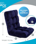 BirdRock Home - Silla para suelo de espuma viscoelástica, ajustable, 14...