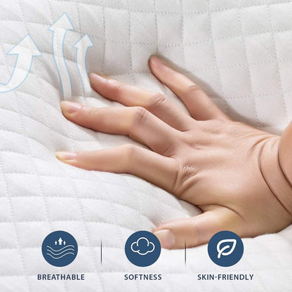 Colchón de espuma viscoelástica con gel, 5 pulgadas, tamaño king, con