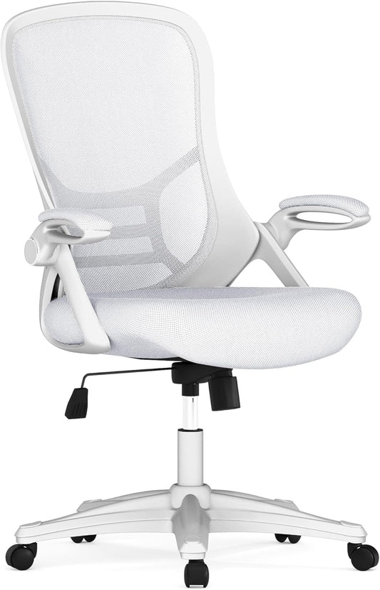 Flash Furniture Porter - Silla de oficina giratoria de respaldo alto con...