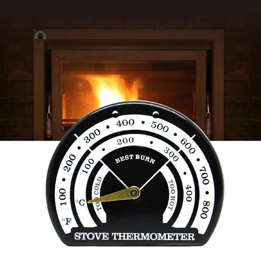 Termómetro de estufa para estufa de incendios, medidor de temperatura del...