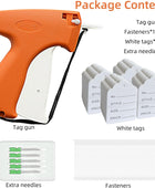 Pistola de etiquetado para ropa, kit de pistola de fijación de etiquetas de...