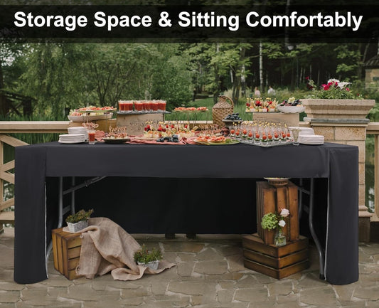 ABCCANOPY Mantel rectangular de 6 pies para mesa rectangular en poliéster...