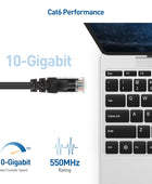Cable Matters Paquete de 10 cables Ethernet Cat 6 sin enganches de 10 pies...