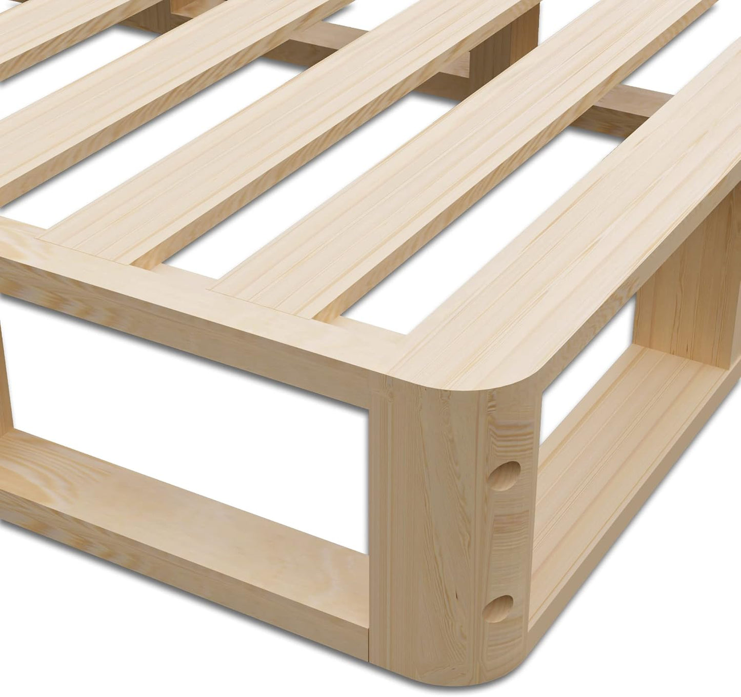 Bobina, somier resistente de 8 pulgadas para soporte de colchón, base de madera