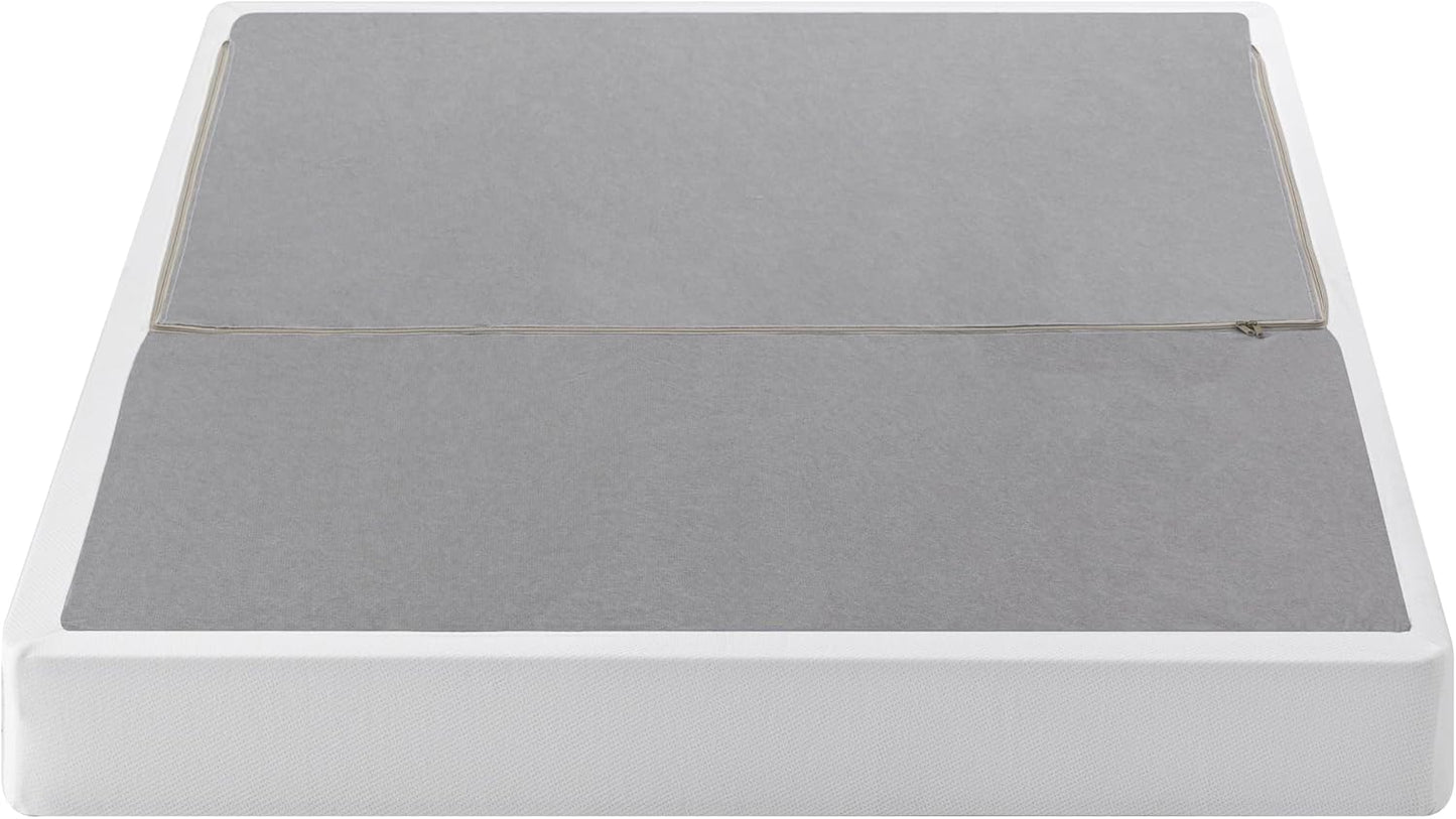 Somier base de colchón plegable Sleep Master BiFold, Acero, Blanco