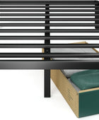 Zinus - Estructura de cama, plataforma de metal de 16 pulgadas con soporte de...