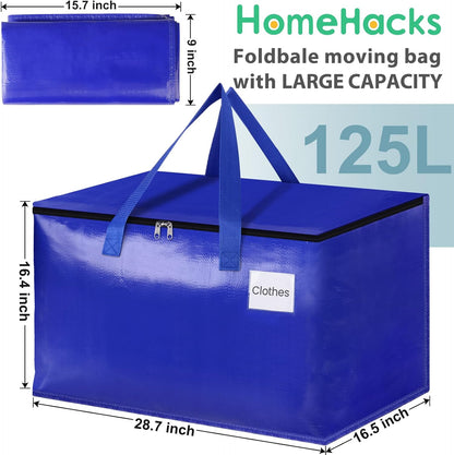 Bolsas de mudanza resistentes con cremalleras fuertes y asas, suministros de