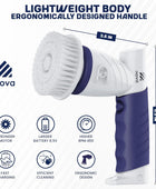Cepillo eléctrico 2.0, cepillo giratorio recargable inalámbrico de mano para