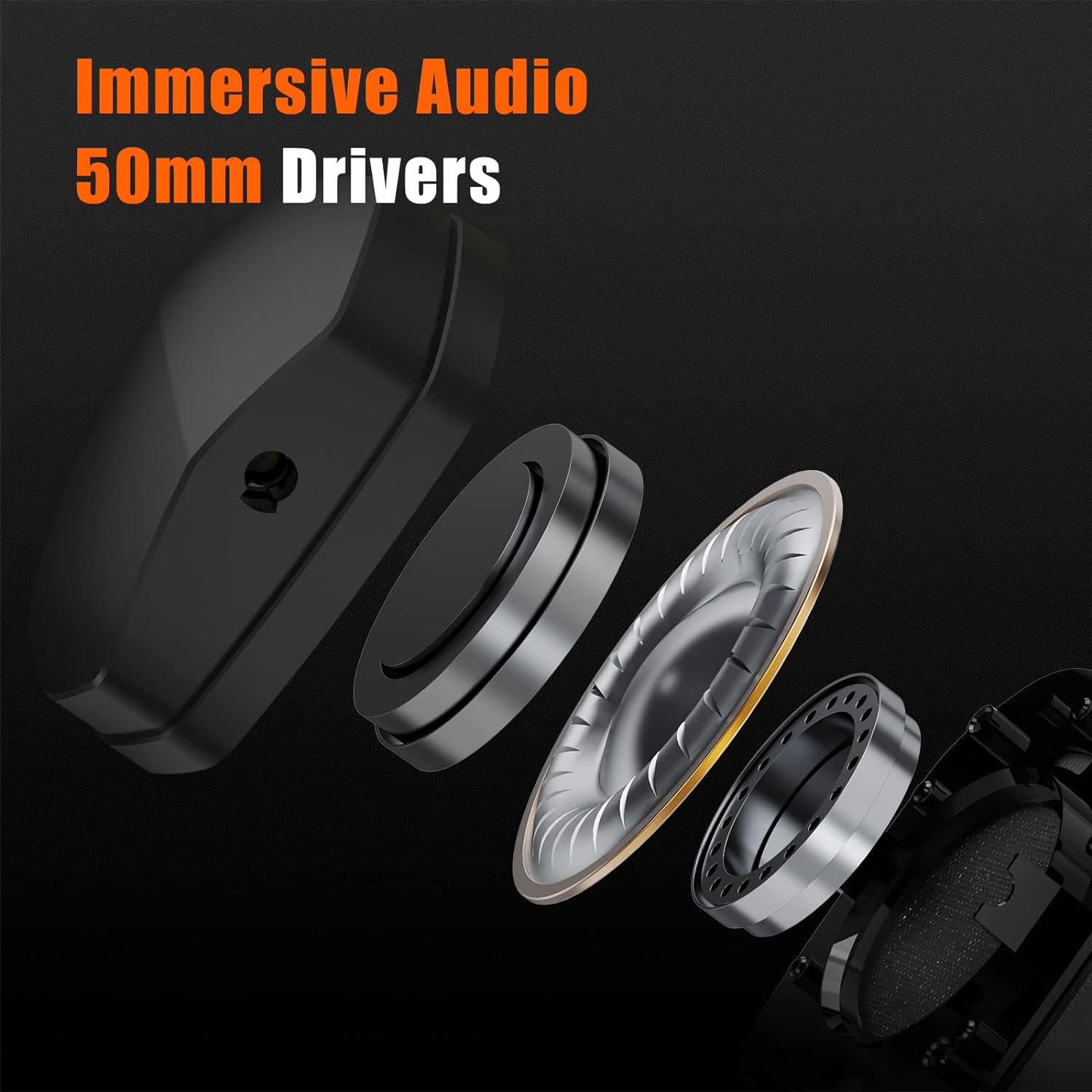 NUBWO G06 - Audífonos inalámbricos para videojuegos con micrófono para PS5,...