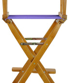 Casual Home 230-05021-41 - Silla de director de 30 in, marco de roble miel, con...