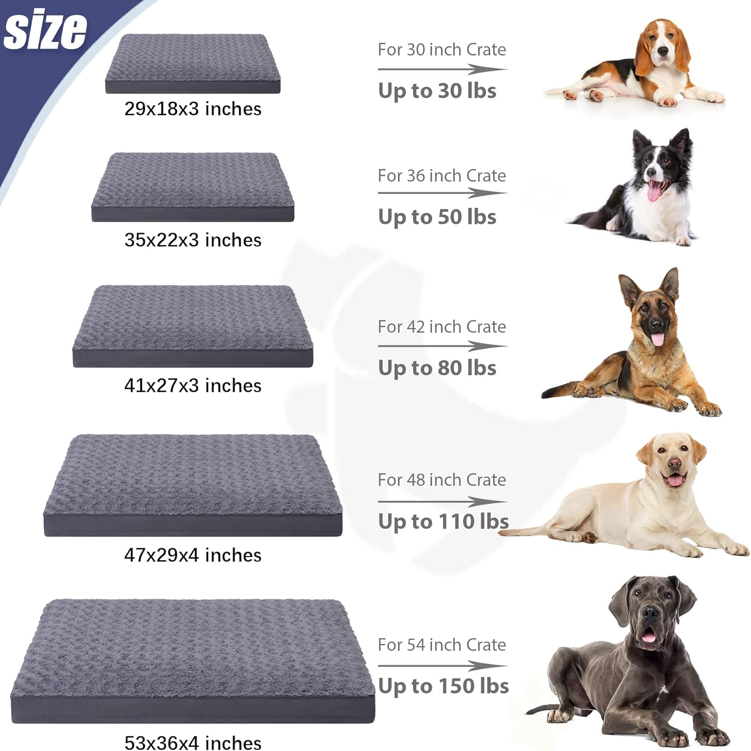 Cama para perros impermeable para perros medianos, terciopelo rosa, suave,...