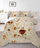 Feelyou Juego de ropa de cama de tortilla de burritos para adultos y niños,...