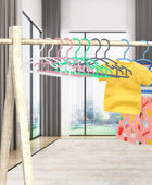 Paquete de 40 perchas antideslizantes para ropa de recién nacido, para ropa de...