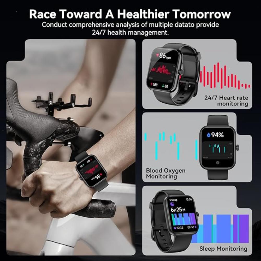 Reloj Inteligente con Alexa Incorporado, Pantalla Táctil HD de 1.83 Pulgadas