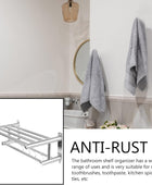 Toallero de acero inoxidable para colgar en la pared, estante de cocina,...