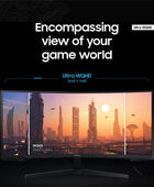 SAMSUNG - Monitor de juegos ultraancho Odyssey G5 de 34 pulgadas con pantalla...