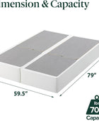 Somier y base de colchón plegables de Sleep Master, Acero
