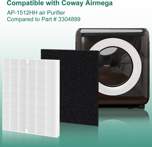 AP-1512HH Filtro de repuesto compatible con Coway Airmega AP-1512HH,...