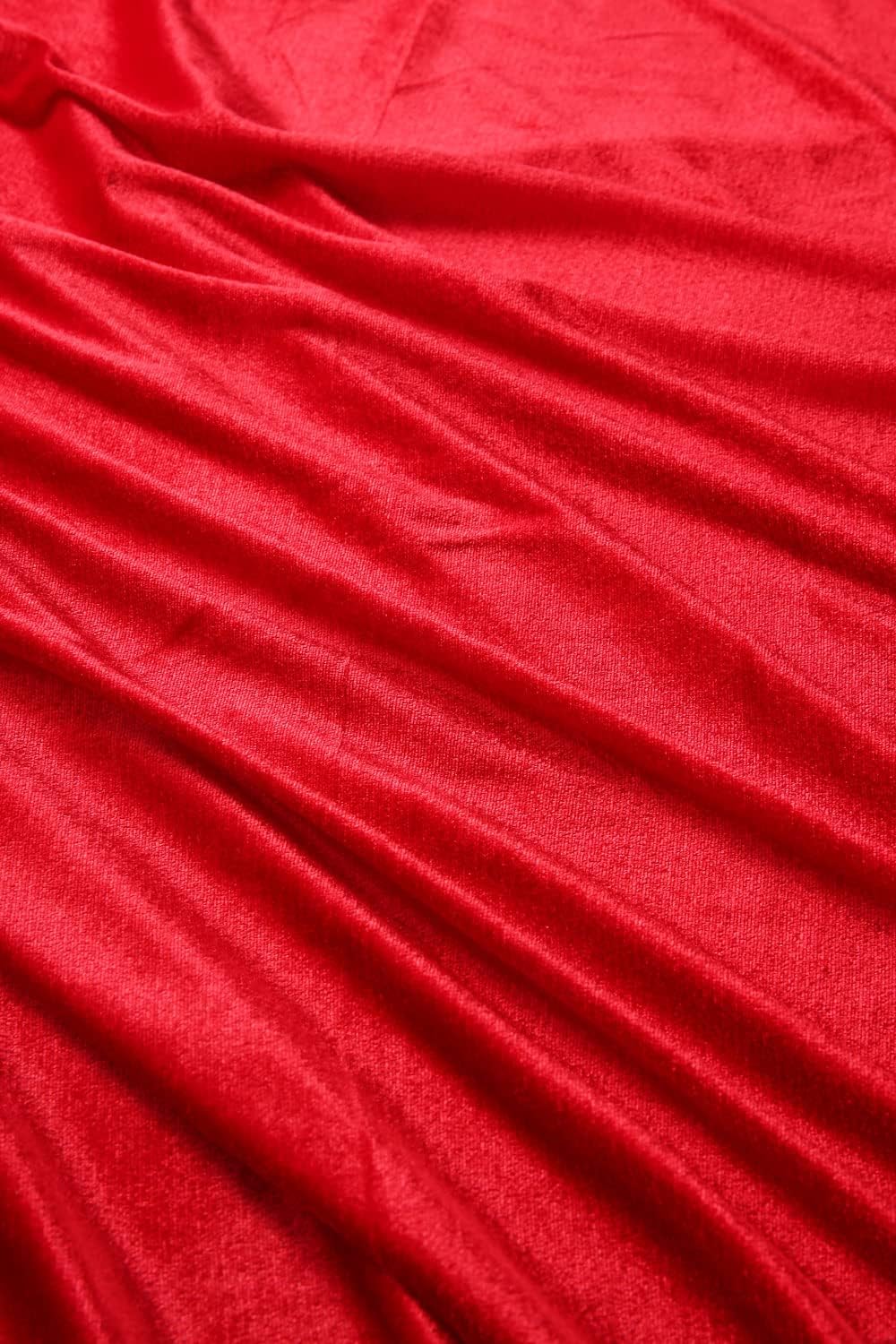 Alfombra de pasillo de terciopelo rojo de 4.5 x 20 pies para eventos de fiesta