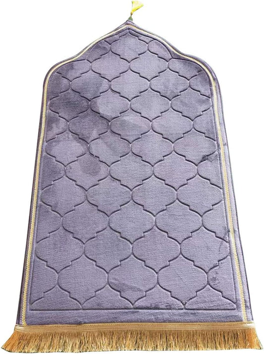 Alfombra de oración musulmana, gruesa y suave, alfombra musulmana portátil,...