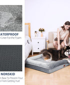 Cama para perro XL, cama ortopédica lavable para perro con funda extraíble,...