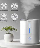 GENIANI Humidificador ultrasónico de niebla fría para dormitorio, habitaciones...