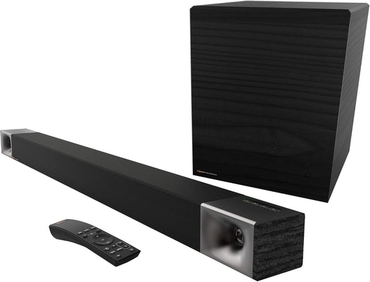 Klipsch Cinema 600 Sound Bar 3.1 Sistema de cine en casa con HDMI-ARC para una...