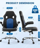 Silla de juegos, silla de computadora de oficina en casa, silla ergonómica de...