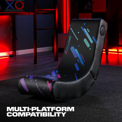 X Rocker - Silla mecedora de piso para videojuegos, altavoces de audio...