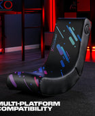 X Rocker - Silla mecedora de piso para videojuegos, altavoces de audio...
