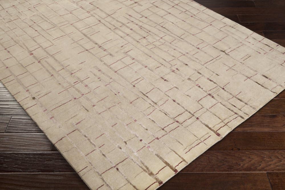 Art of Knot Alfombra Skala, 5' x 8', bronceadogranatebronceado